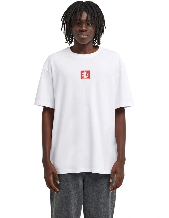 Square Logo T-shirt in Optic White image 1