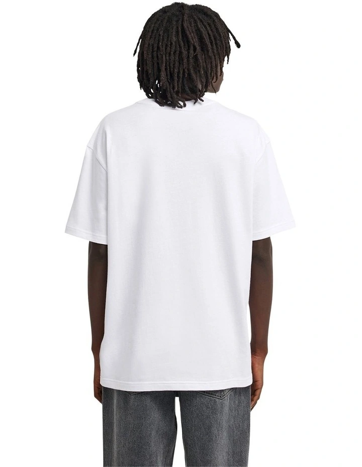 Square Logo T-shirt in Optic White image 2