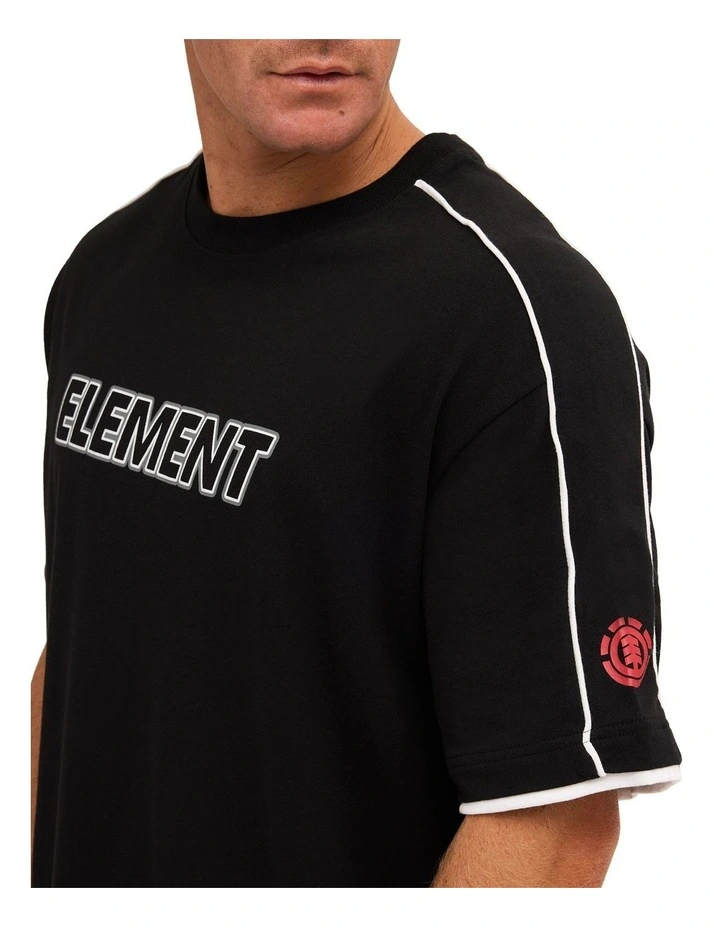 Station T-Shirt In Flint Black image 4