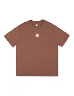 Square Logo T-shirt in Brown
