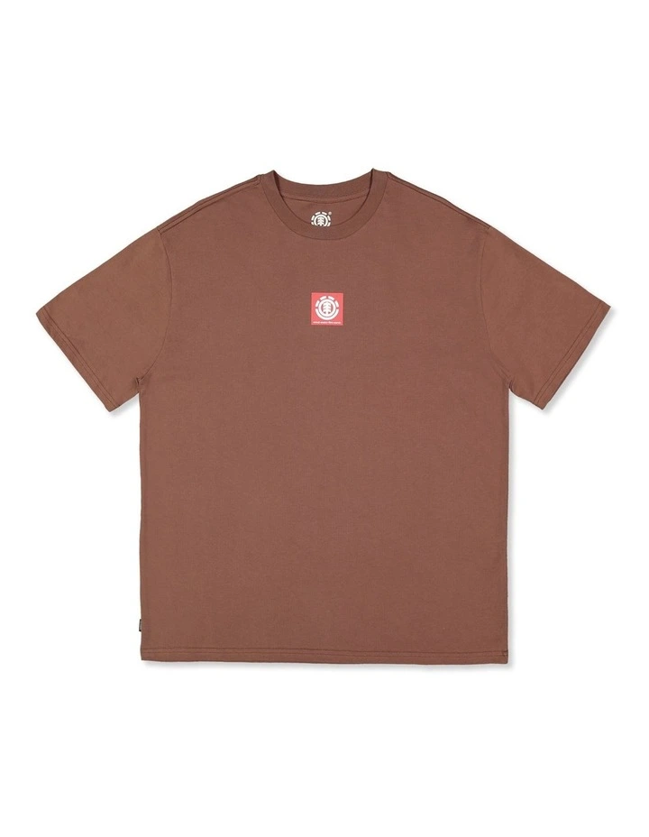 Square Logo T-shirt in Brown image 1