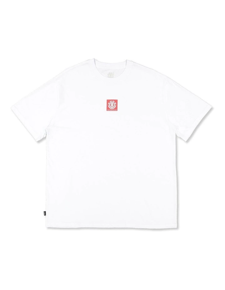 Square Logo T-shirt in White image 1