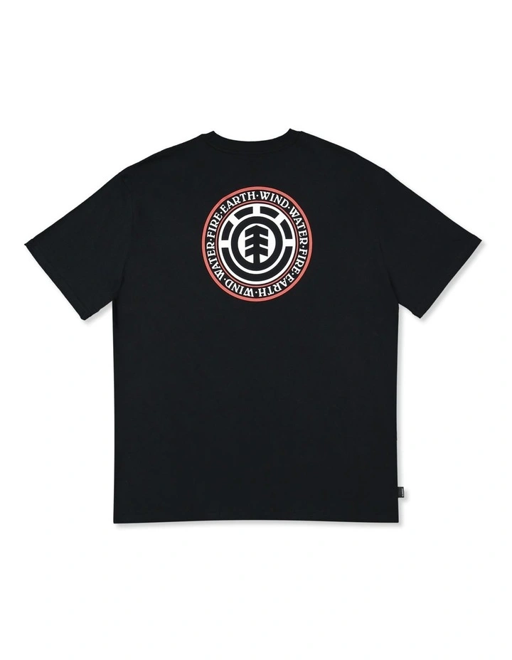 Seal Back T-shirt in Black image 2