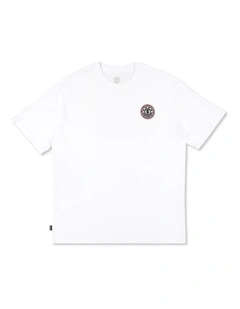 Seal Back T-Shirt in White