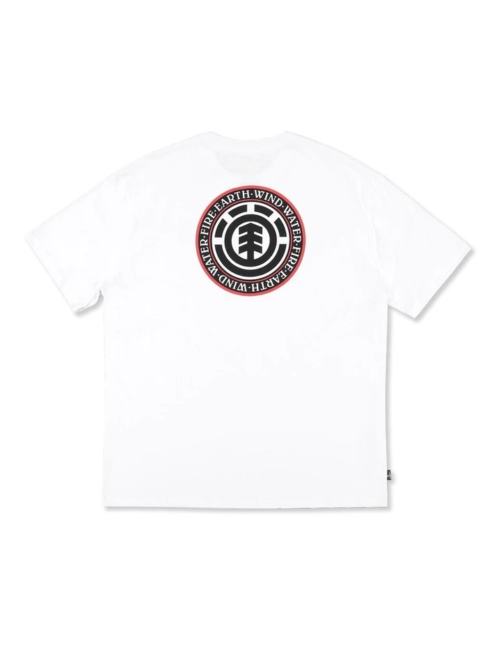 Seal Back T-Shirt in White image 2