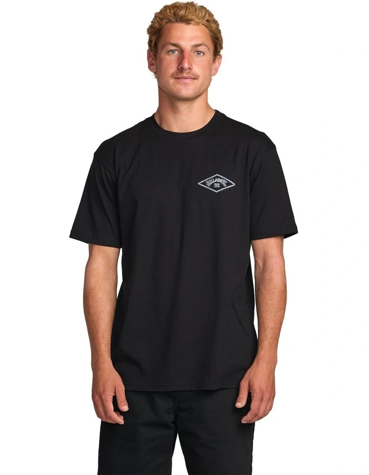 Diamond Arch Premium Short Sleeve T-Shirt In Black image 1