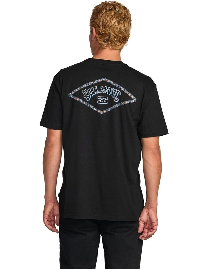 Diamond Arch Premium Short Sleeve T-Shirt In Black image 2
