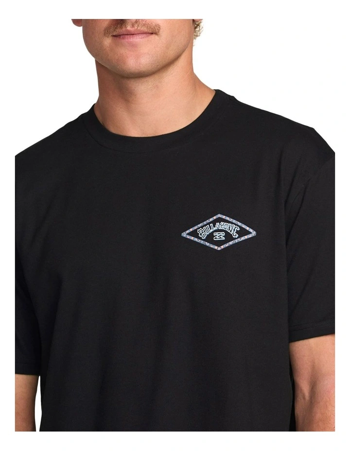 Diamond Arch Premium Short Sleeve T-Shirt In Black image 4