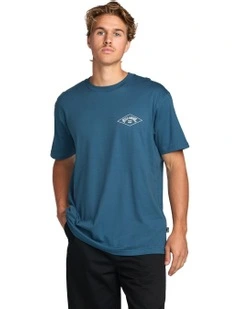 Diamond Arch Premium Short Sleeve T-Shirt In Deep Blue