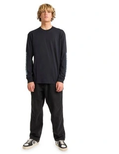 Spec 73 Long Sleeve T-shirt in Black