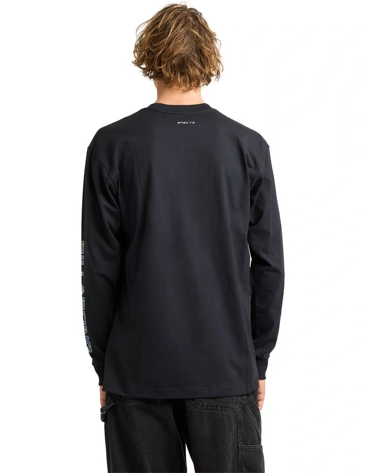Spec 73 Long Sleeve T-shirt in Black image 3