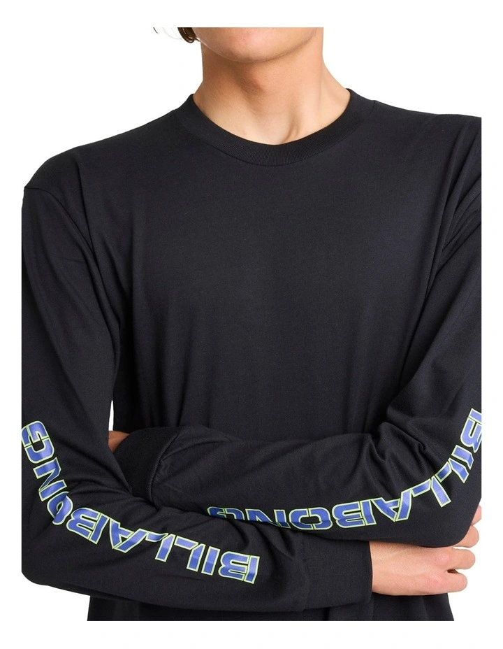 Spec 73 Long Sleeve T-shirt in Black image 4