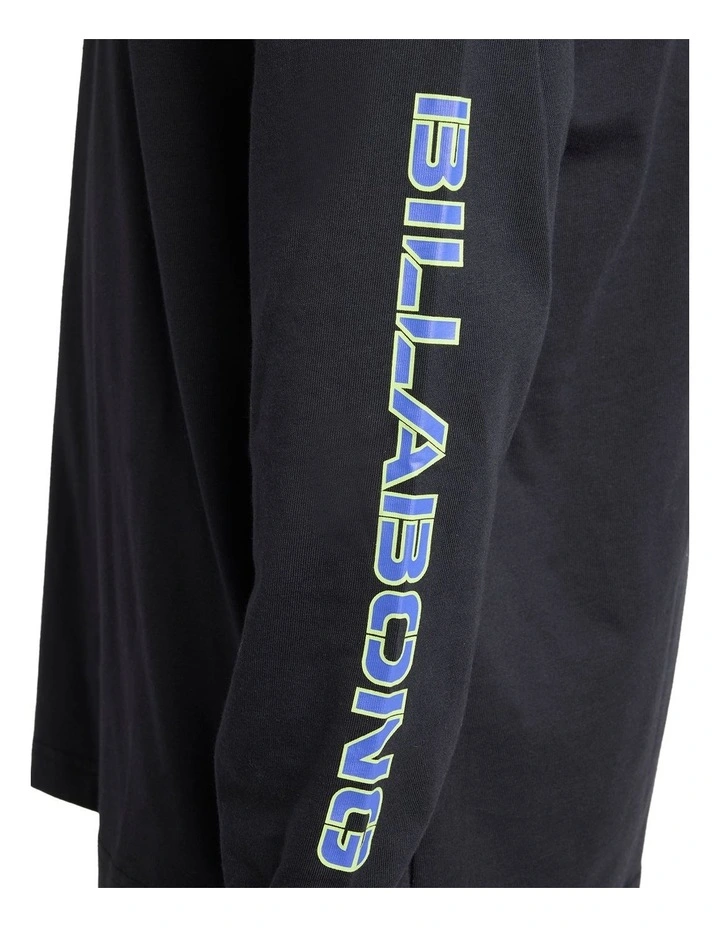 Spec 73 Long Sleeve T-shirt in Black image 5