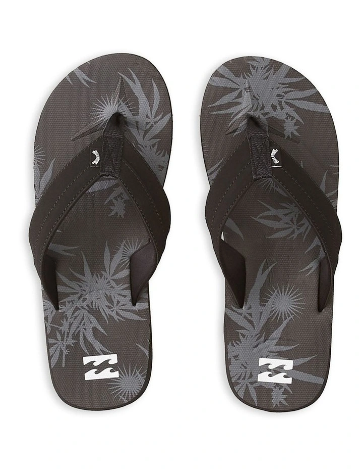 All Day Impact Print Sandals in Black image 2