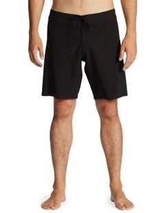D-Bah Airlite Plus Performance Boardshorts in Black