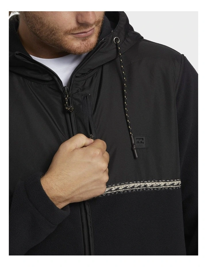 Boundary Lite Zip-Up Hoodie in Black image 6