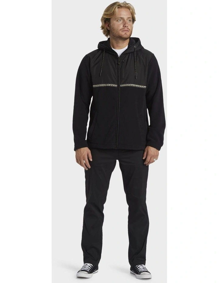 Boundary Lite Zip-Up Hoodie in Black image 7