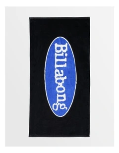 Beach Days Towel in Black