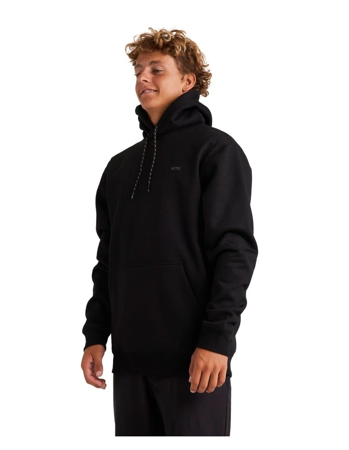 Shoreline Pullover Hoodie in Black image 3