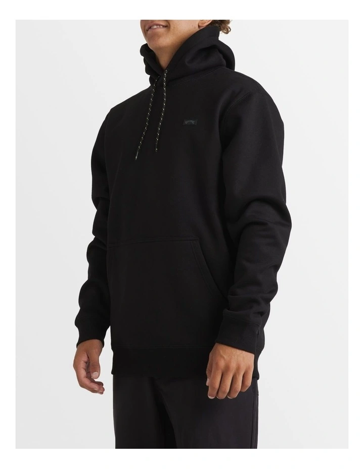 Shoreline Pullover Hoodie in Black image 3