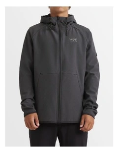 Elements Zip-Up Hoodie in Grey