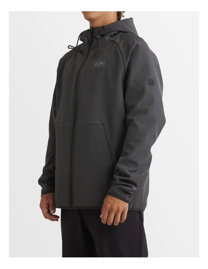 Elements Zip-Up Hoodie in Grey image 3