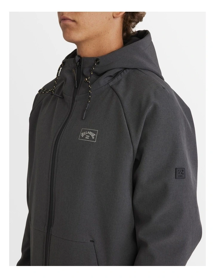 Elements Zip-Up Hoodie in Grey image 4