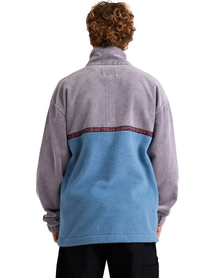 Space Lobster Half Zip Fleece Pullover in Multi image 2
