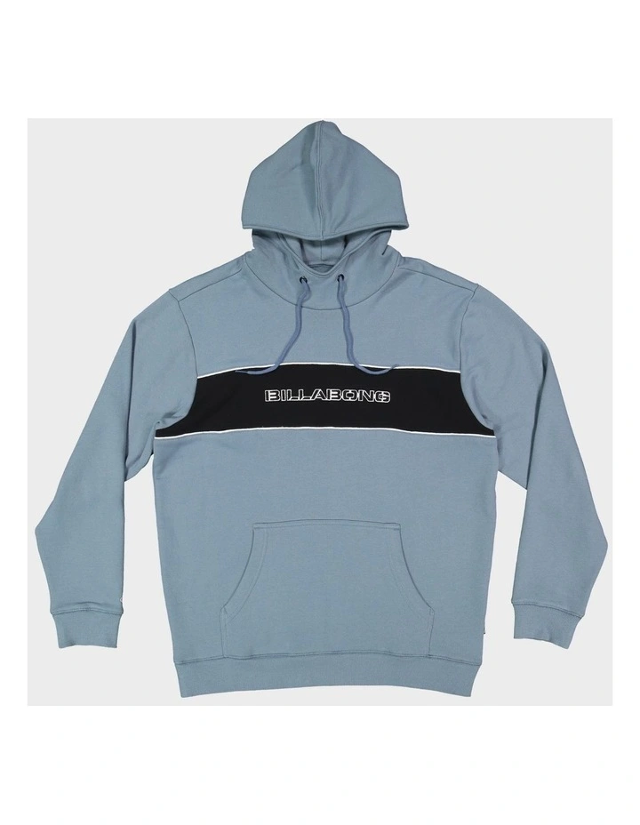 Bracket Wave Pop Pullover Hoodie in Blue image 1