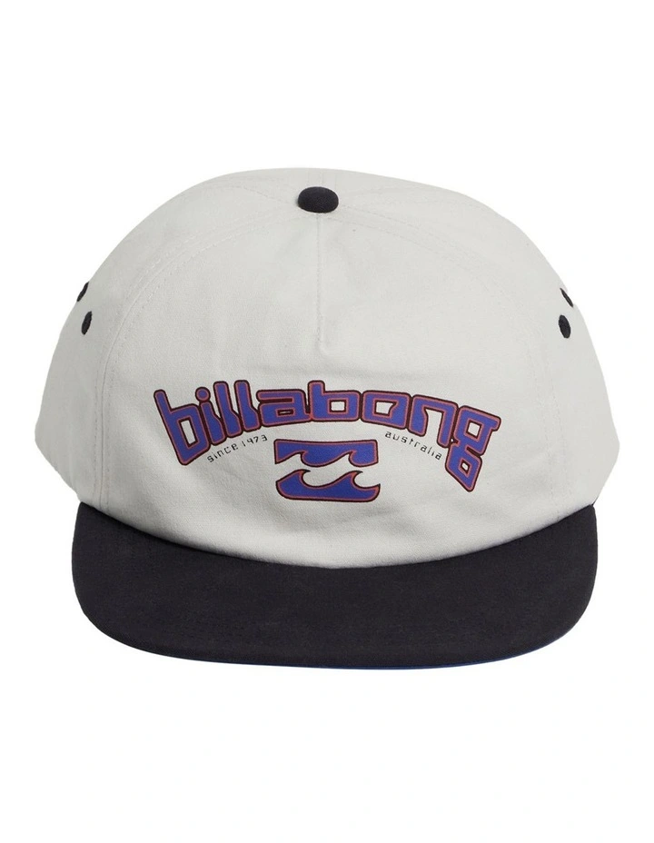 Tech Arch Snapback Cap in Grey image 1