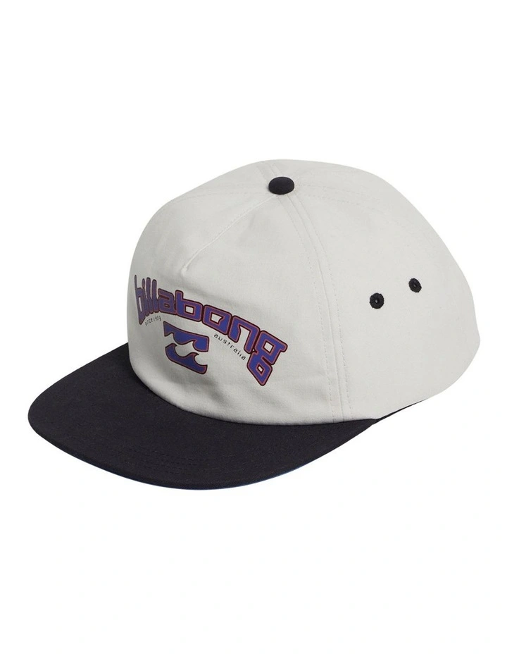 Tech Arch Snapback Cap in Grey image 2