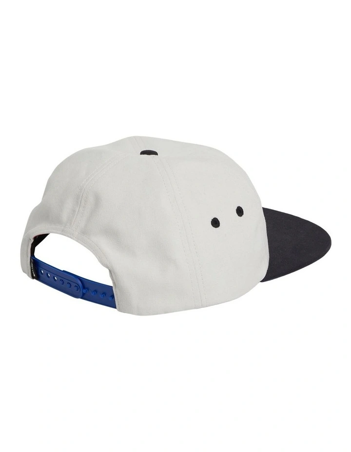 Tech Arch Snapback Cap in Grey image 4
