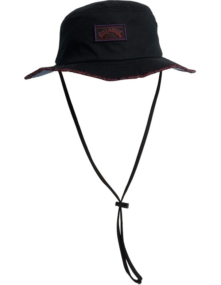 Vintage Arch Boonie Bucket Hat in Black image 1