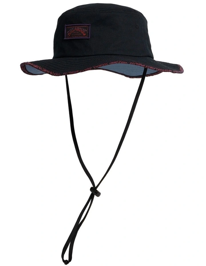 Vintage Arch Boonie Bucket Hat in Black image 2