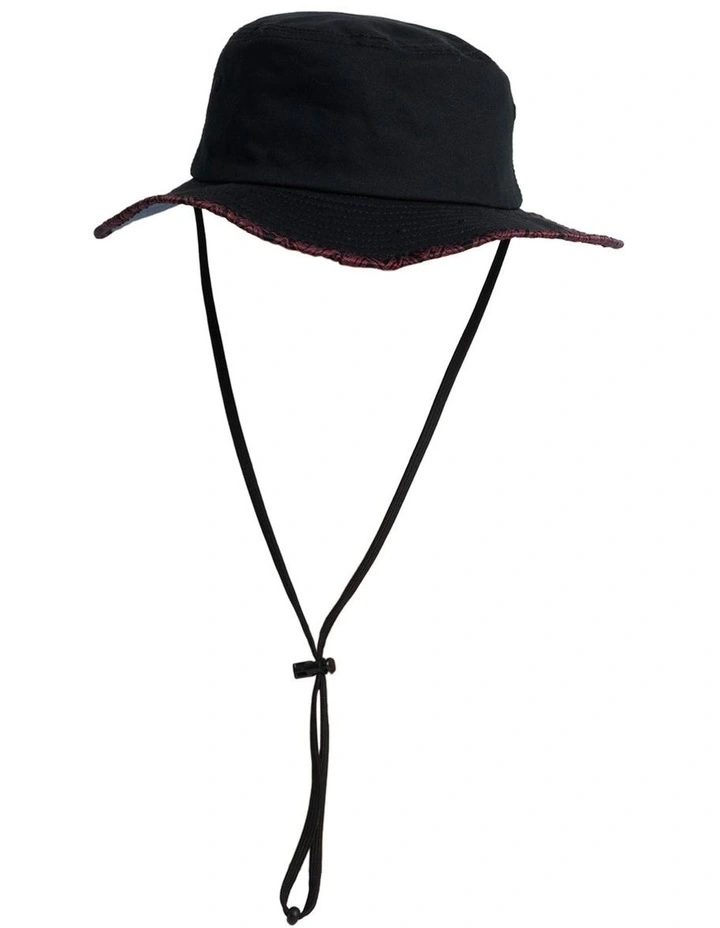 Vintage Arch Boonie Bucket Hat in Black image 3