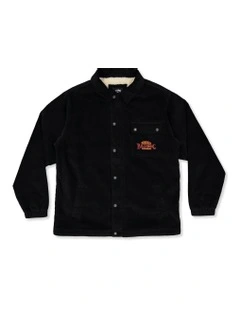 King Corduroy Jacket in Black