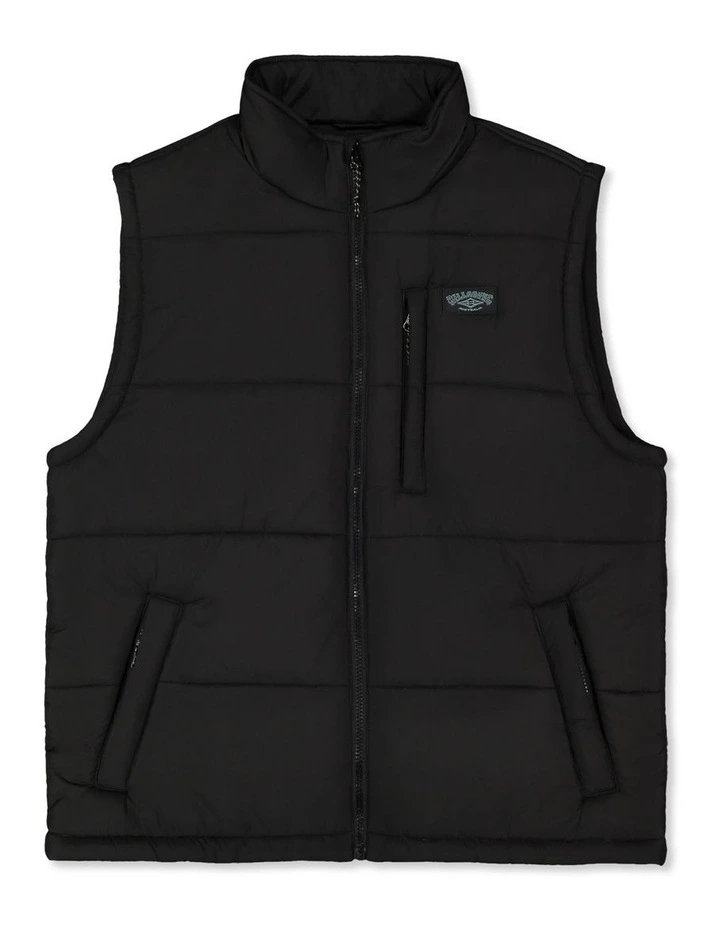Journey Puffer Vest in Black image 1