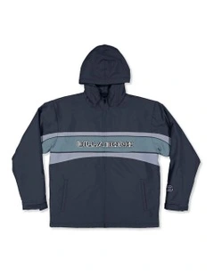 Fluid 2K Zip Up Hoodie in Blue