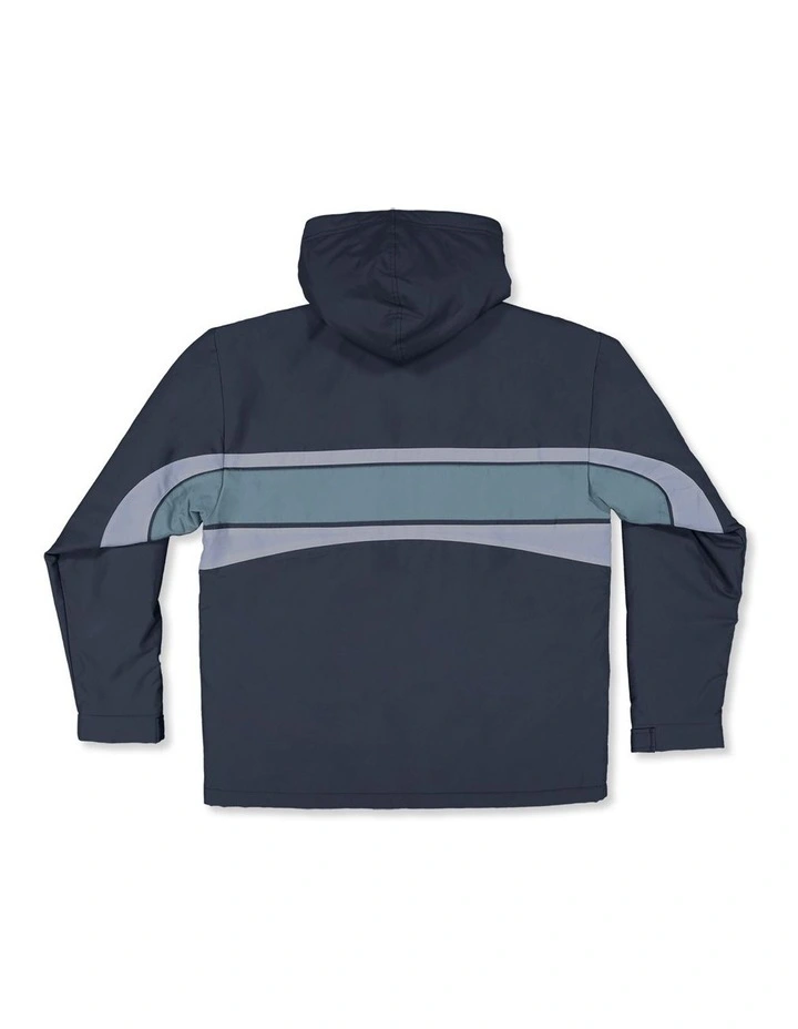 Fluid 2K Zip Up Hoodie in Blue image 2