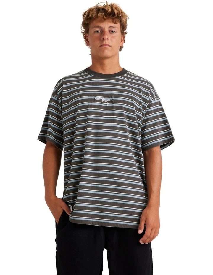 Absense Stripe T-shirt in Multi image 1