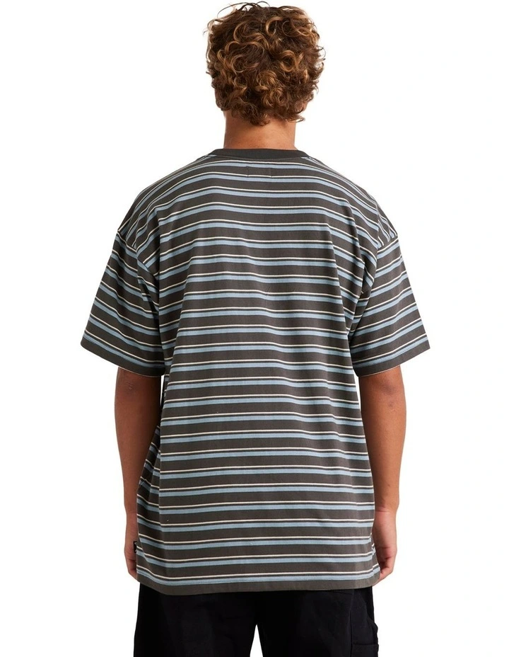 Absense Stripe T-shirt in Multi image 2