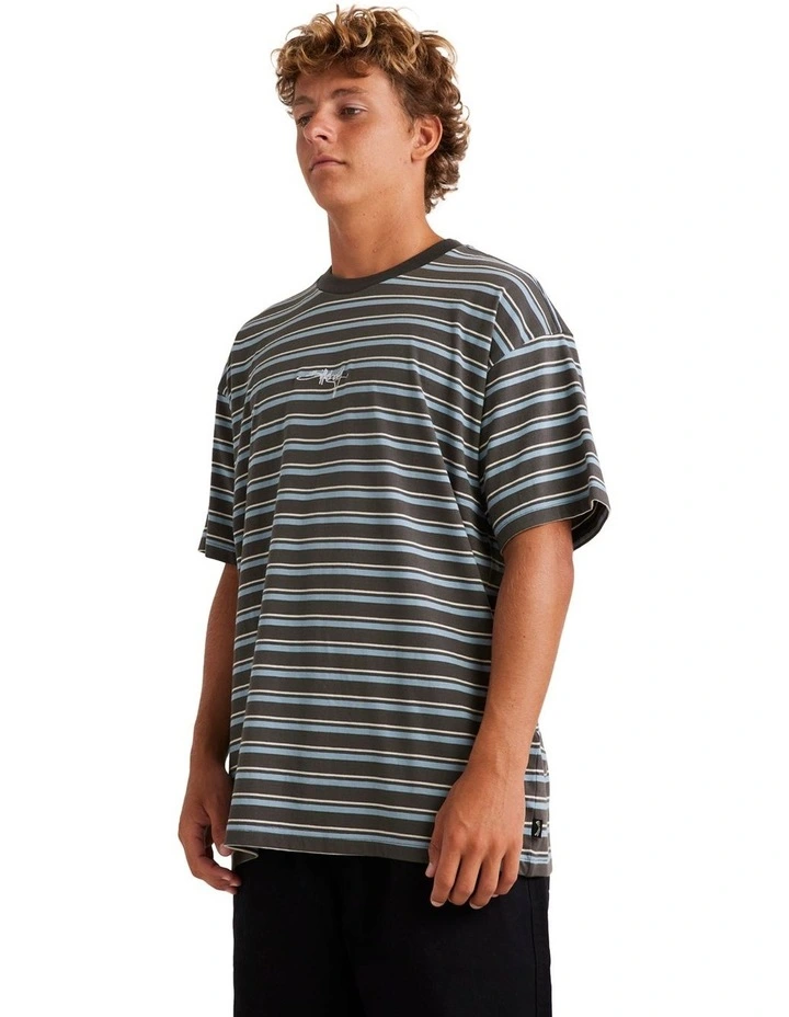 Absense Stripe T-shirt in Multi image 3