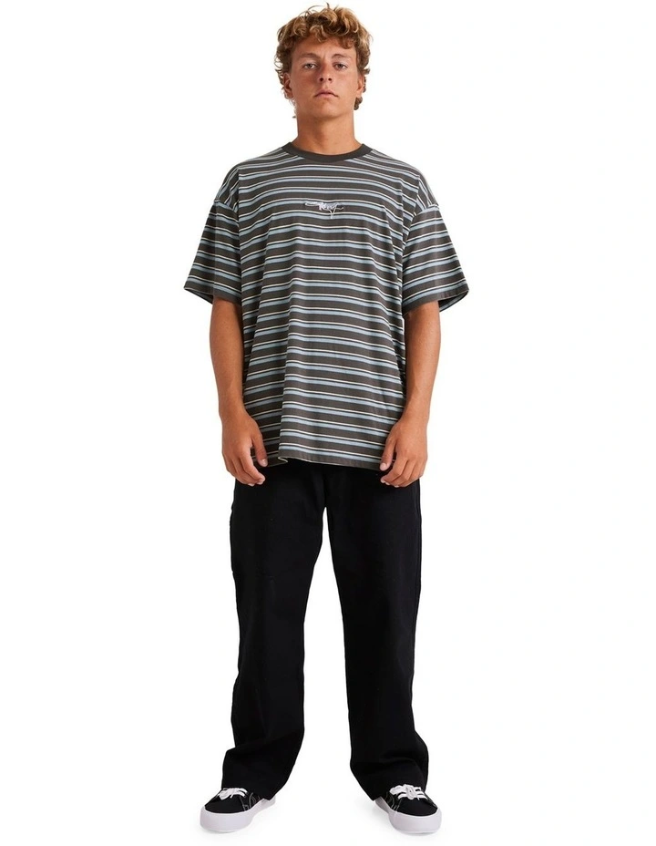 Absense Stripe T-shirt in Multi image 5