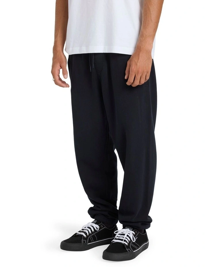 Premium Wave Wash Pants in Black image 3