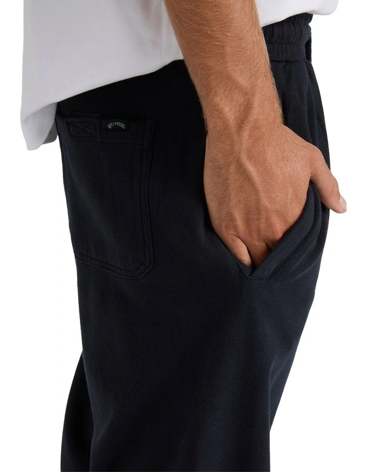 Premium Wave Wash Pants in Black image 4