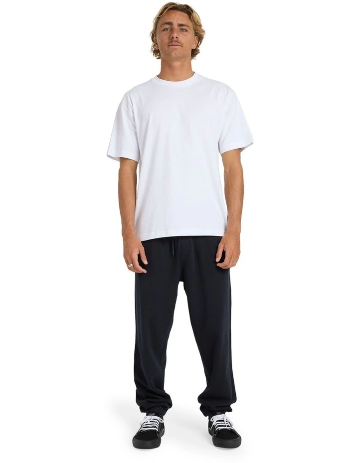 Premium Wave Wash Pants in Black image 5
