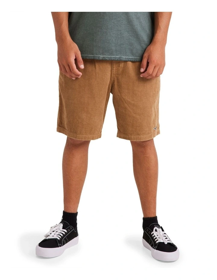 Larry Corduroy Shorts 18 Inch in Brown image 1