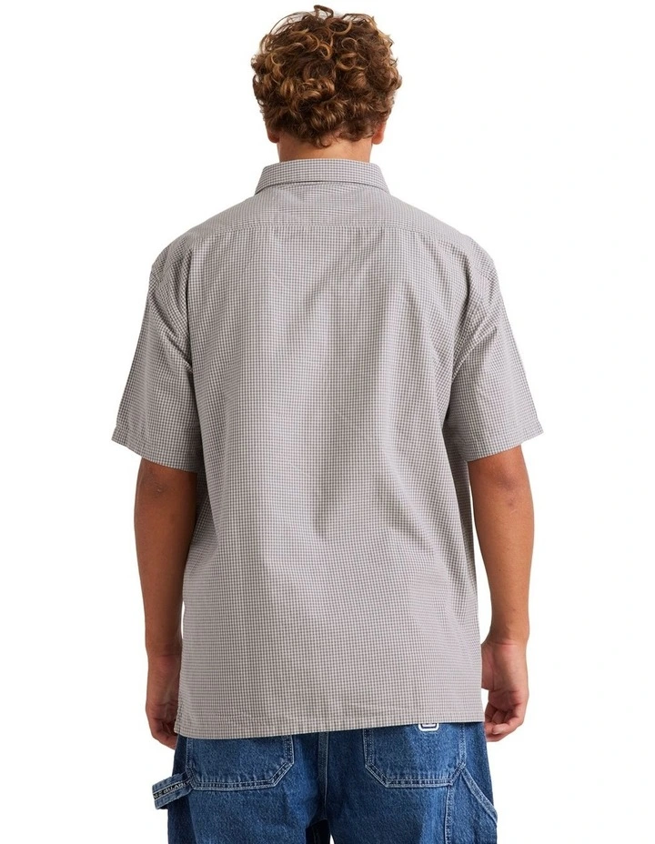 Mogul Short Sleeve Shirt in Grey image 2