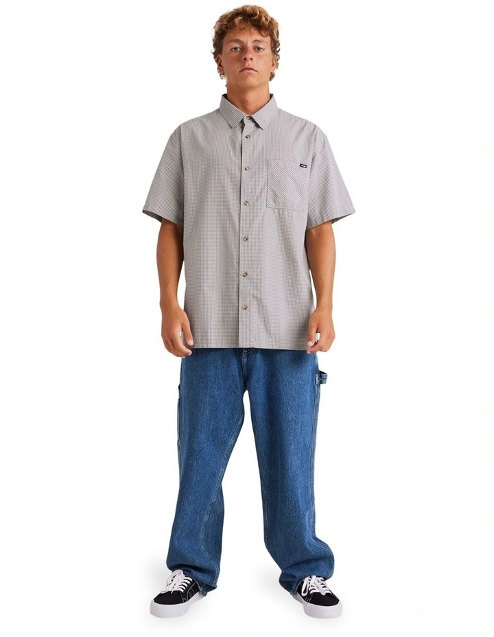 Mogul Short Sleeve Shirt in Grey image 5
