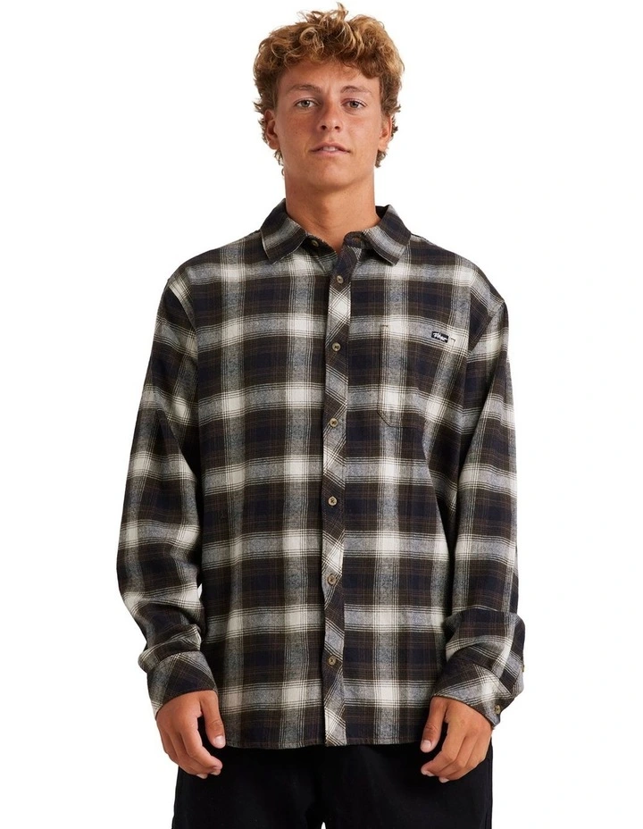 Coastline Flannel Shirt in Brown image 1